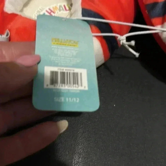 Squishmallows Santa slippers kids size 11/12 NWT - Picture 3 of 4